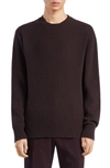 Zegna Cashmere Sweater In Dark Purple