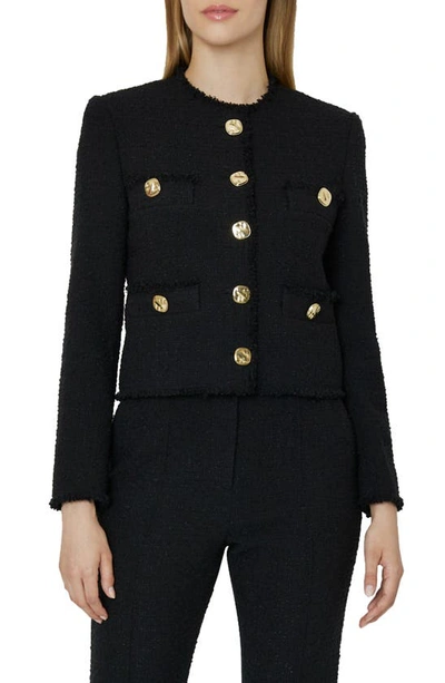 Milly Women's Reign Boucle Jacket In Black