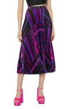 MILLY OTHA PLEATED MIDI SKIRT