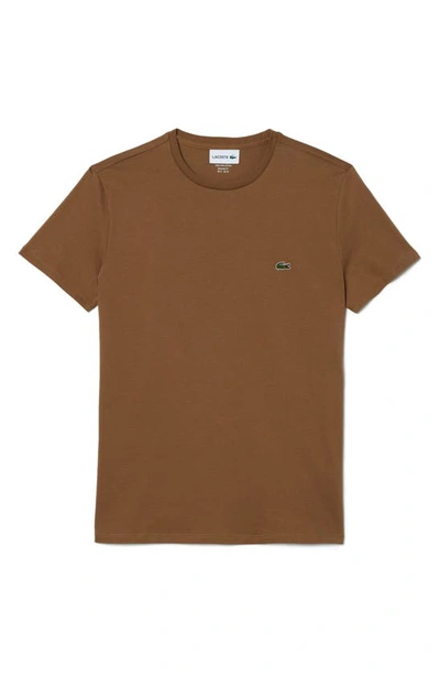 Lacoste Pima Cotton T-shirt In Six Cookie