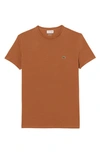 Lacoste Pima Cotton T-shirt In Pecan