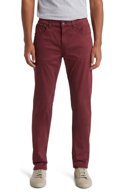 7 For All Mankind Slimmy Luxe Performance Plus Slim Fit Jeans In Mulberry