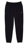Lacoste Croc-embroidered Regular Fit Pique Sweatpants In Blue Abimes