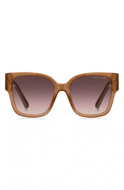 Marc Jacobs 54mm Square Sunglasses In Brick