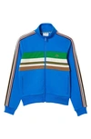 Lacoste Chest Stripe Track Jacket In Siy Hilo
