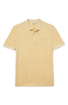 Lacoste Regular Fit Solid Cotton Polo Shirt In K71 Eco Yellow