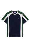 Lacoste Men's Colorblock Cotton Jersey T-shirt - Xl - 6 In Blue