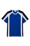 Lacoste Men's Colorblock Cotton Jersey T-shirt - S - 3 In Blue