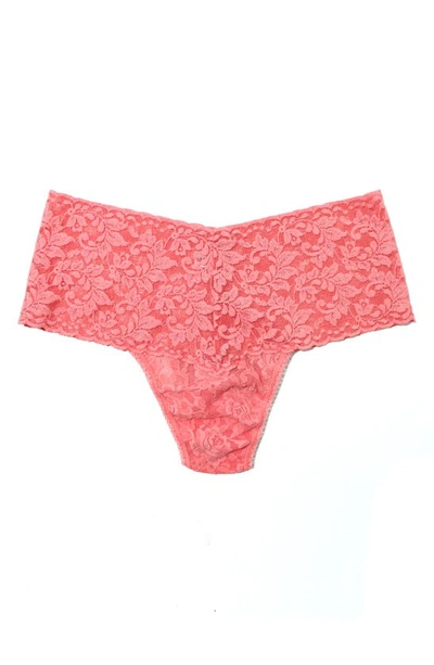 Hanky Panky Retro High Waist Thong In Guava