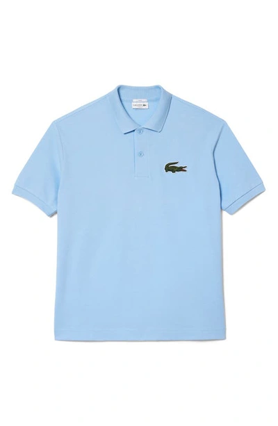 Lacoste Solid Cotton Polo Shirt In Overview