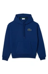 LACOSTE LOOSE FIT COTTON HOODIE