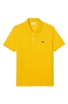 Lacoste L.12.12 Logo-embroidered Polo Shirt In C7t Pistil