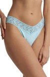 Hanky Panky Original Rise Thong In Butterfly Blue