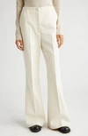 Partow Jensen Flare Leg Jeans In Ivory
