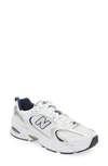 New Balance Gender Inclusive 530 Running Shoe In White/ Natural Indigo