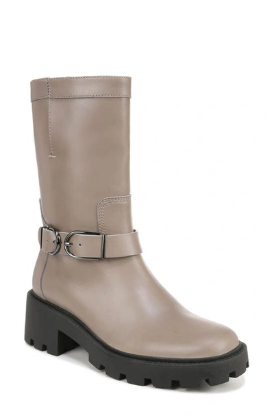 Franco Sarto Elle Lug Boot In Grey Leather