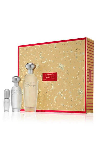 Estée Lauder Pleasures Deluxe 3-piece Fragrance Set $155 Value