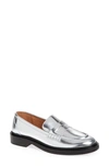 Madewell The Vernon Loafer In Silver