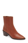 Madewell The Darcy Ankle Boot In Warm Cinnamon