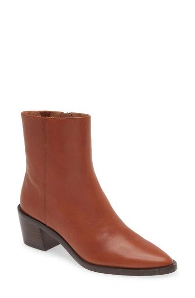 Madewell The Darcy Ankle Boot In Warm Cinnamon