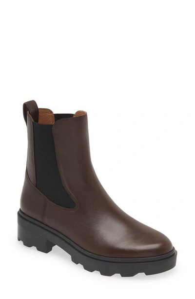 Madewell The Wyckoff Chelsea Lugsole Boot In Chocolate Raisin