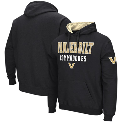 Colosseum Black Vanderbilt Commodores Sunrise Pullover Hoodie