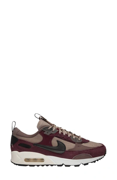 Nike Air Max 90 Futura Sneaker In Taupe/ Black/ Plum