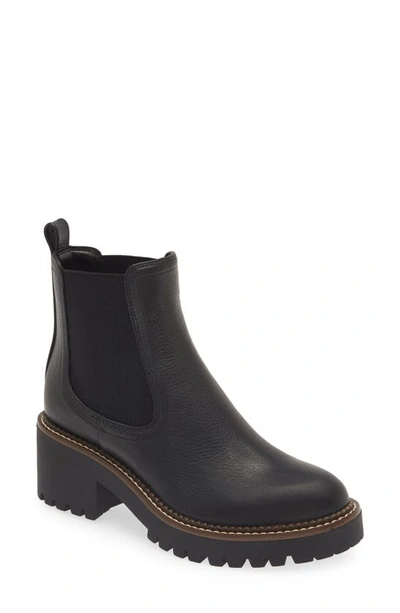 Nordstrom Mia Chelsea Lug Boot In Black