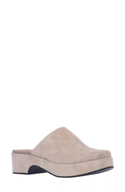 L'amour Des Pieds Galana Platform Mule In Taupe