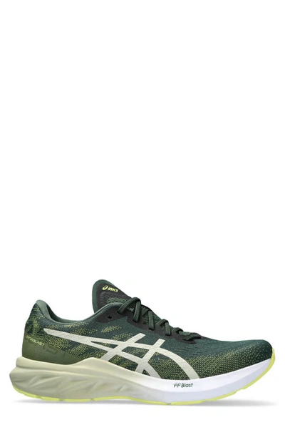 Asics Green Dynablast 3 Sneakers In 301 Rain Forest/drie