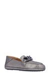 L'amour Des Pieds Yozey Loafer In Pewter