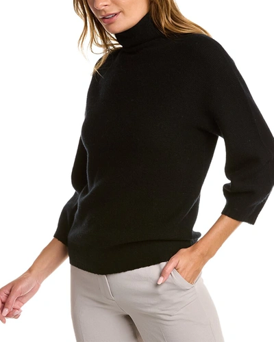 Max Mara 'gianna' Wool And Cashmere Funnel-neck Sweater In Black