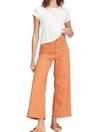 Billabong Free Fall Stretch Cotton Crop Wide Leg Pants In Multi