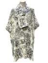 An Ren Robe Dress In Ivory In Multi