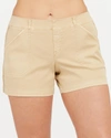 Spanx 4-inch Stretch Twill Shorts In Pink