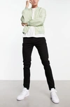 Asos Design Skinny Jeans In Black In Black