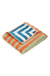 DUSEN DUSEN SUNSET STRIPE COTTON TERRY HAND TOWEL