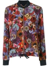 DIESEL floral print bomber jacket,00SZZZ0PAPK12179450
