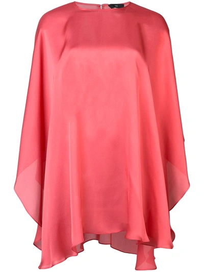 Voz Chiffon Capelet罩衫 In Pink