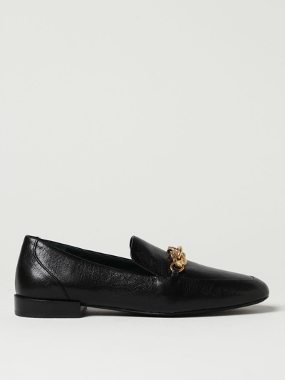 Tory Burch Mocassins In Grained Leather In Black