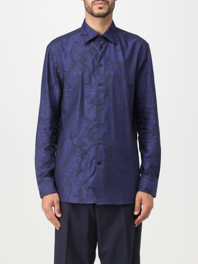 Etro Shirt  Men Color Blue