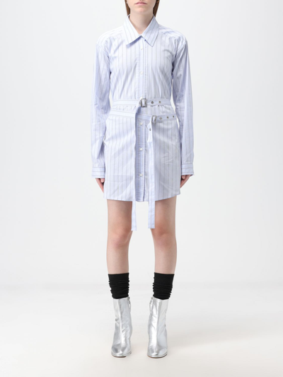 Ambush Striped Cotton-blend Shirtdress