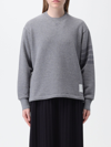 THOM BROWNE SWEATER THOM BROWNE WOMAN COLOR GREY,E77289020