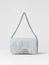Alexander Mcqueen Women's Shoulder Bag Seal In Ice