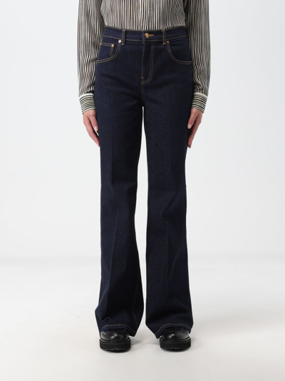 Tory Burch Jeans  Woman Color Denim In Blue