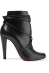 CHRISTIAN LOUBOUTIN S.I.T. RAIN 100 LEATHER ANKLE BOOTS