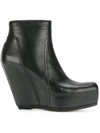Rick Owens Platform Wedge Boots