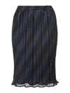 ALEXANDER WANG high waisted pleated striped skirt,1W275415C2