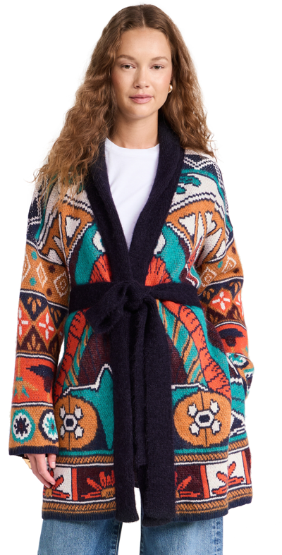 La Doublej Philae Cardigan In Multi