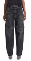 AGOLDE RISHA ZIP UTILITY JEANS SIN